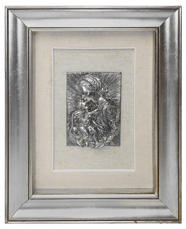 Capezzale in metallo ricoperto in argento