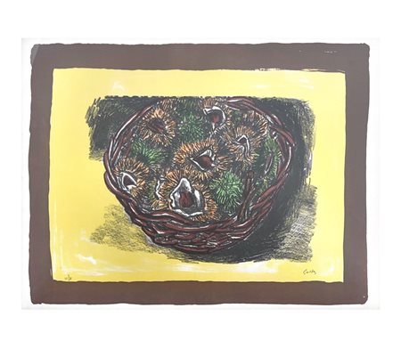 Renato Guttuso, Cesto di Castagne