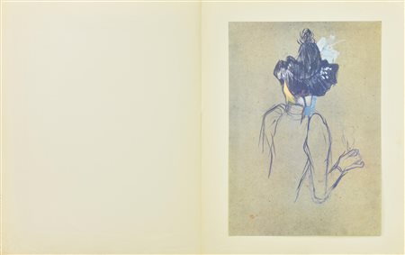 Henri de Toulouse-Lautrec BUSTO DI SPALLE riproduzione fotolitografica, cm...