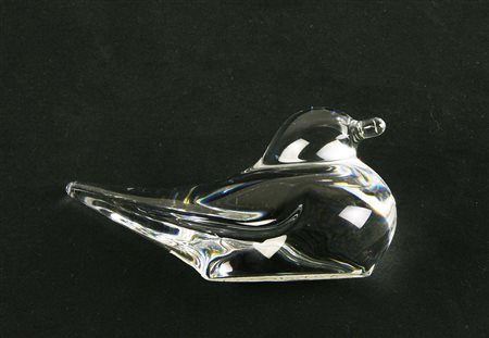 Daum Francia COLOMBA scultura in cristallo