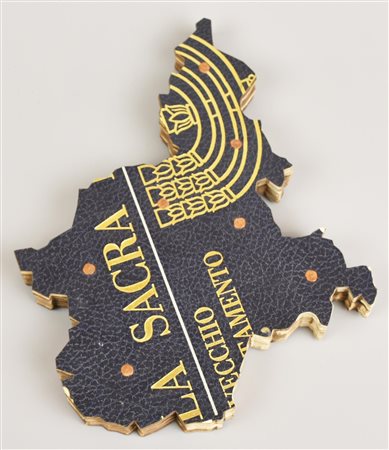 Massimiliano Pelletti PIEMONTE SACRA scultura in cartone pressato e metallo...