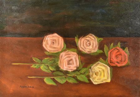 D. Monaldo ROSE olio su tela, cm 40x60 firma