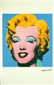 D'apres Andy Warhol MARILYN fotolitografia su carta Arches, cm 57x38; es....