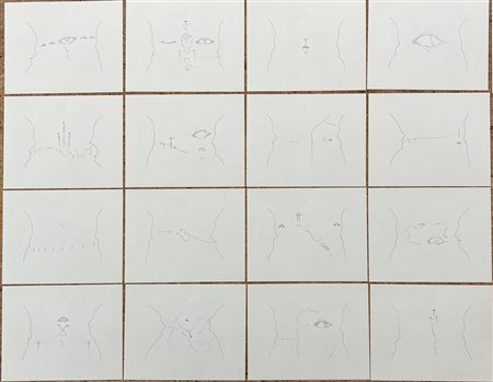 MASSIMO GERANIO - Lotto unico composto da 17 chine