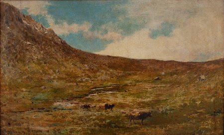 Bartolomeo Bezzi Fucine (TN) 1851 - Cles (TN) 1923 Pascolo sul Tonale