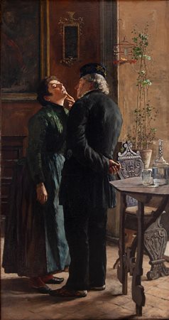 Luciano Nezzo Badia Polesine (RO) 1856 - Urbino Pesaro 1903 La visita