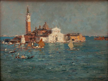 Emma Ciardi Venezia 1879 - Venezia 1933 La chiesa di San Giorgio a Venezia