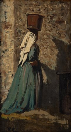 Vincenzo Cabianca Verona 1827 - Roma 1902 Portatrice dell'acqua