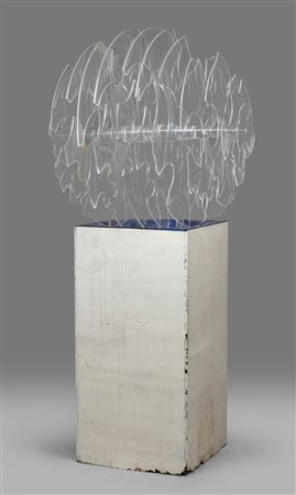 SCULTURA IN PLEXIGLASS ILLUMINATA, ANNI '70