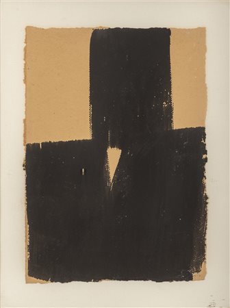 TEMPERA NERO DI GIOVANNI GUERRINI, 1985