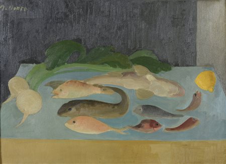 DIPINTO NATURA MORTA DI FRANCO VILLORESI