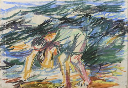 PASTELLO DI ALDO NATILI, 1960