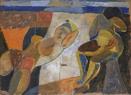 DIPINTO DI LUIGI MONTANARINI, 1950