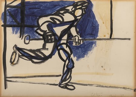 TEMPERA DI RENATO GUTTUSO