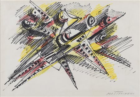 DISEGNO DI UMBERTO MASTROIANNI