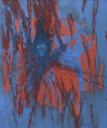 DIPINTO COMETA DI ANTONIO CORPORA