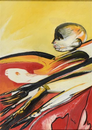 DIPINTO PASTORALE DI REMO BRINDISI, 1969