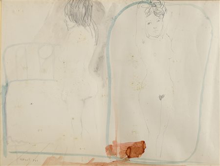 ACQUERELLO DI UGO ATTARDI, 1965