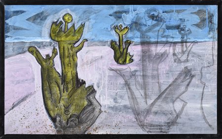 DIPINTO PAESAGGIO DI CARLO CUSATELLI