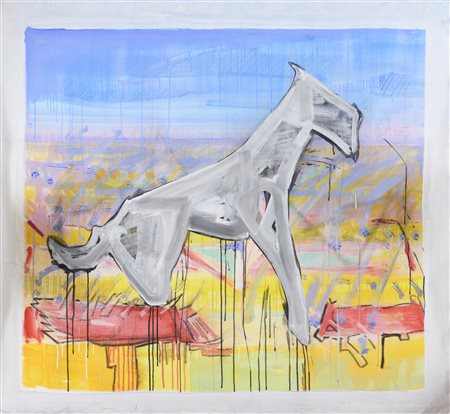 DIPINTO CANCAVALLO DI CARLO CUSATELLI