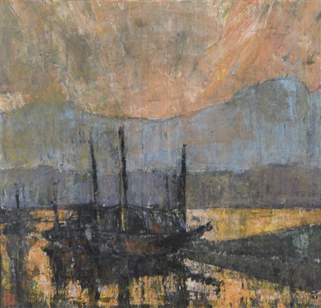 DIPINTO NAVE DEL NOVECENTO