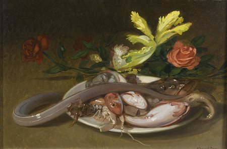 DIPINTO NATURA MORTA DI RICCARDO TOMMASI FERRONI