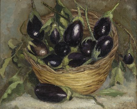 DIPINTO NATURA MORTA DI CARLO SIVIERO, 1950