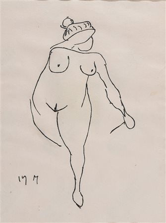 DISEGNO A CHINA POMONA DI MARINO MARINI