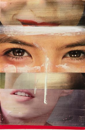 Elio Mariani (Milano 1943) Senza titolo Tecnica mista 30x20 cm