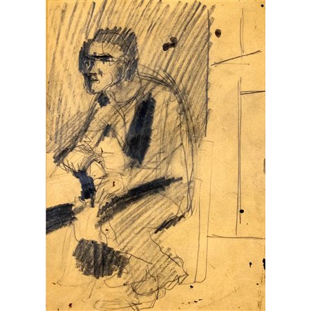 Mario Sironi Sassari 1885 - Milano 1961 27x20 cm.