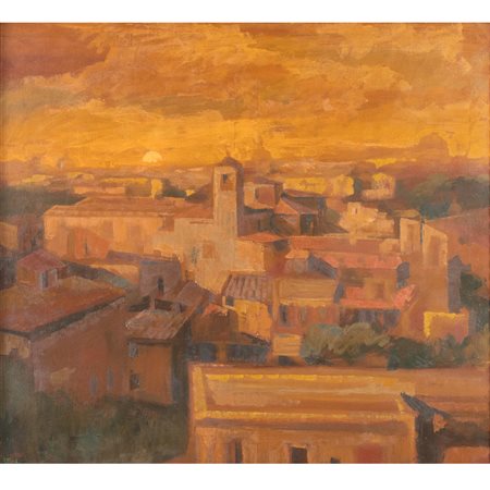 Ugo Attardi Genova 1923 - Roma 2006 85x95 cm