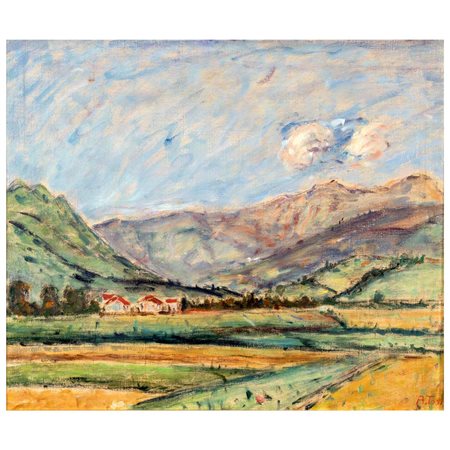 Arturo Tosi Milano 1871 - 1956 50x60 cm.