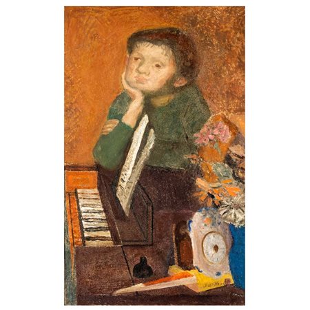 Bruno Saetti Bologna 1902 - 1984 67x41 cm.