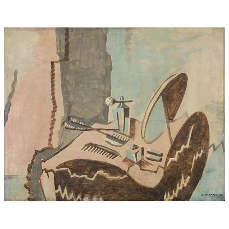 Enrico Prampolini Modena 1894 - Roma 1956 54x69 cm.