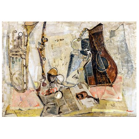 Fausto Pirandello Roma 1899 - 1975 70x102 cm.