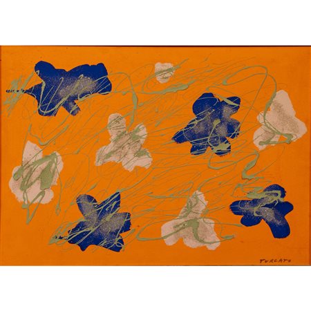 Giulio Turcato Mantova 1912 - Roma 1995 50x70 cm.