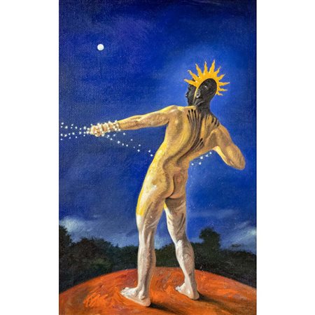 Massimo Livadiotti Zavia 1959 70x45 cm.