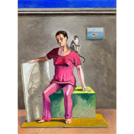 Massimo Livadiotti Zavia 1959 40x30 cm.