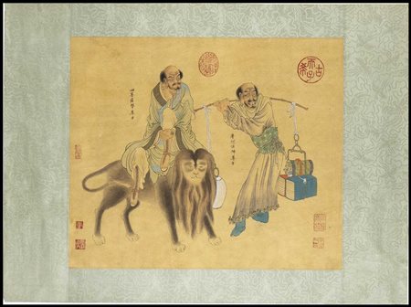 DUE LUOHAN
Cina, XX secolo