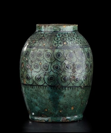 VASO IN CERAMICA SMALTATA
Iran, XIX-XX secolo