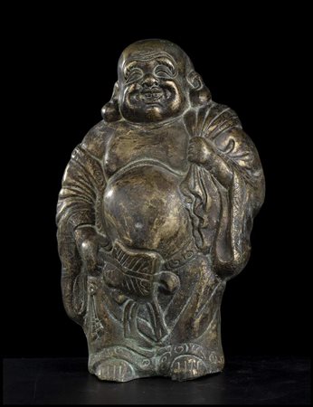 BUDAI IN LEGA DI RAME
Cina, XX secolo