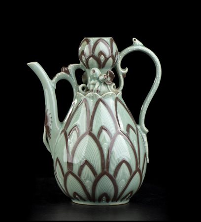 VERSATOIO IN PORCELLANA INVETRIATA
Corea, XX secolo