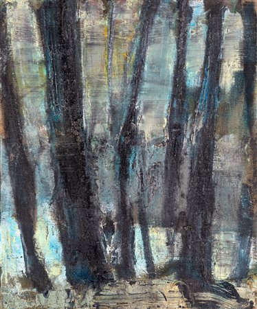 Giovanni Frangi (Milano, 1959 - ) Souvenir 1998 Olio su tela cm 56x46 - in...