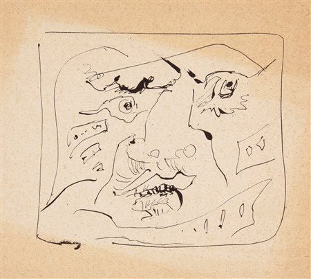 Edouard Pignon (Bully-les-Mines, 1905 - La Couture-Boussey, 1993) Bozzetto...