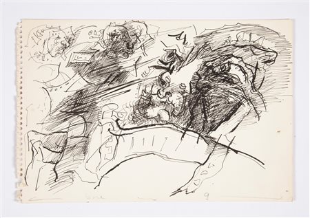 Edouard Pignon (Bully-les-Mines, 1905 - La Couture-Boussey, 1993) Bozzetto...