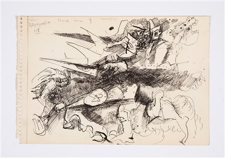 Edouard Pignon (Bully-les-Mines, 1905 - La Couture-Boussey, 1993) Bozzetto...