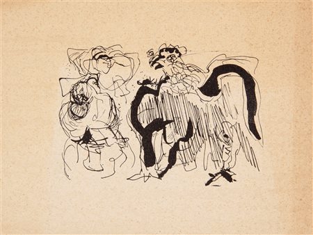 Edouard Pignon (Bully-les-Mines, 1905 - La Couture-Boussey, 1993) Bozzetto...