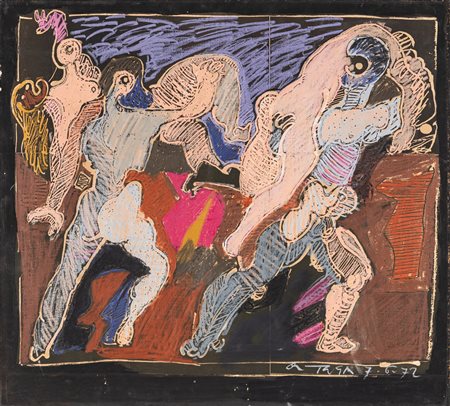 Josè Garcia Ortega (Arroba De Los Montes, 1921 - Parigi, 1990) Rapto de las...