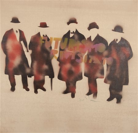 Mario Schifano (Homs, 1934 - Roma, 1998) Futurismo rivisitato Seconda metà...