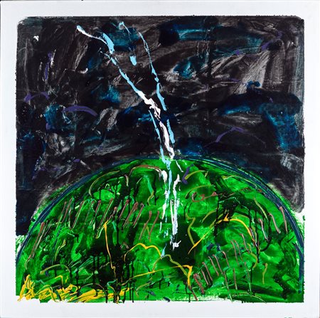 Mario Schifano (Homs, 1934 - Roma, 1998) Senza titolo seconda metà anni '80...